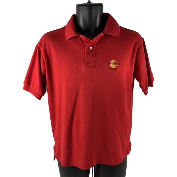 Vintage Todd Sportswear Hard Rock Cafe New York Polo Shirt Sz L Single Stitch - Picture 7 of 8